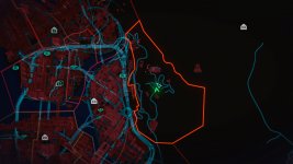 Норт-Оук на карте Киберпанк
